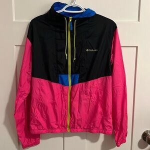 Columbia Wind Breaker 80’s Style Zip Up